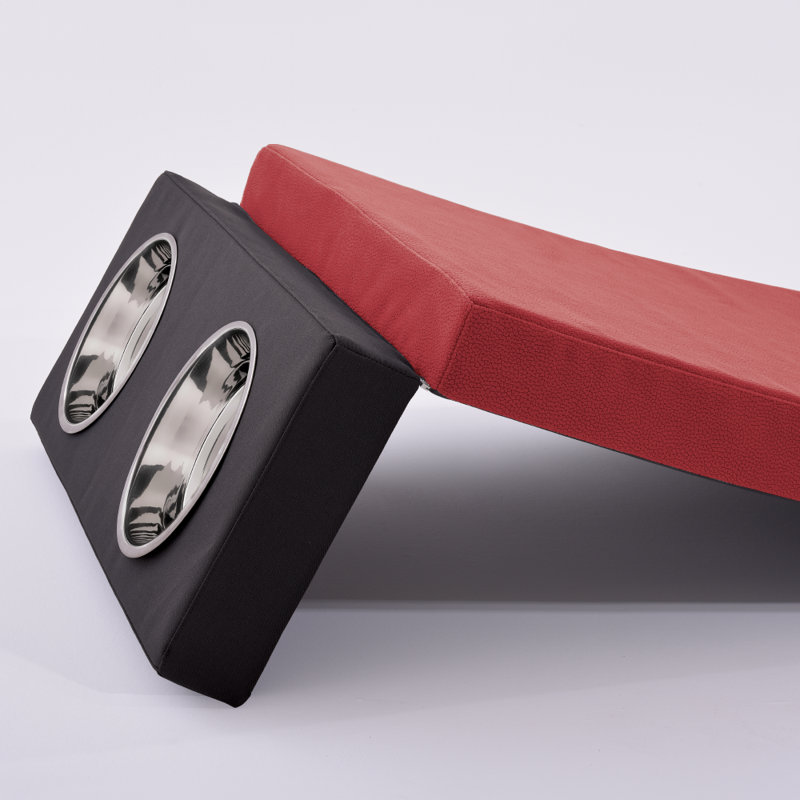 Orthopedic Microfibre Pet Bed, Red
