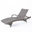 Ensemble de 2 chaises longues en osier