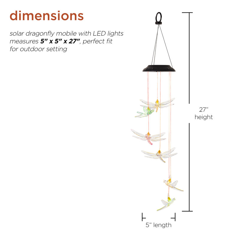 Carillon solaire libellule Valcour