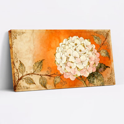 Hydrangea, ensemble de 1 reproduction d'art sur toile tendue