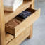 Moscatello 200cm H x 75cm W Solid Wood Bookcase