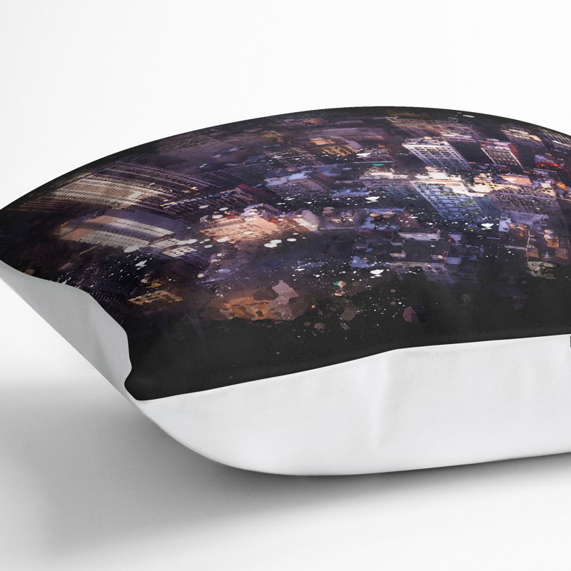 Square Throw Cushion, 40cm H x 40cm W x 15cm D, White