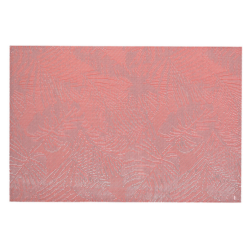 Ensemble de 12 napperons en vinyle, Orange