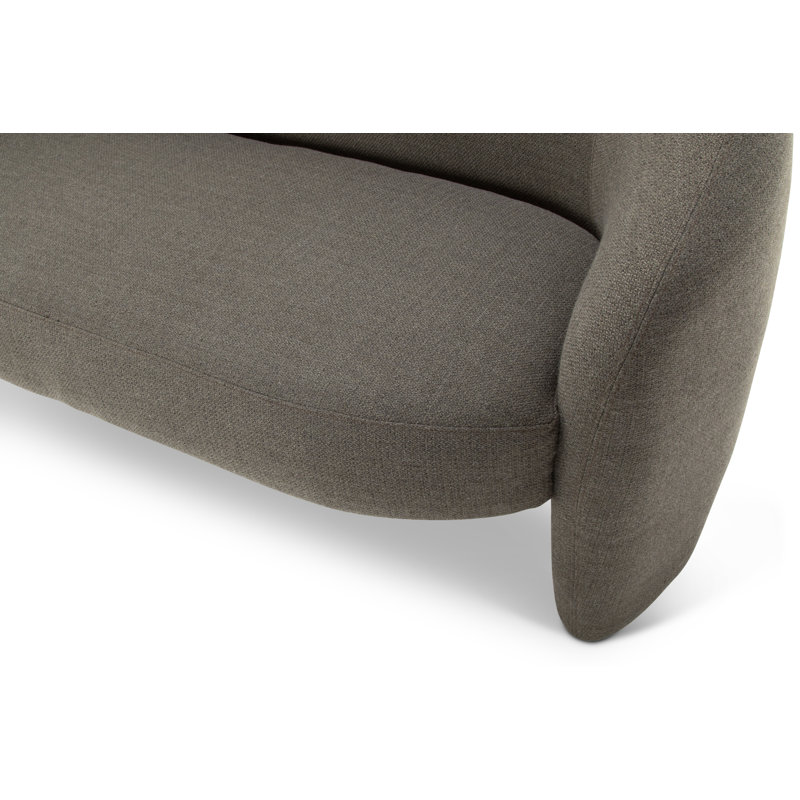 Yancy 60.75'' Upholstered Settee, Private Koks
