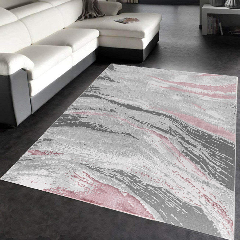 Solid Colour Area Rug, Rectangle 60 x 110 cm