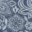 Tapis intérieur / extérieur bleu marine / gris clair Curvin-1981480447