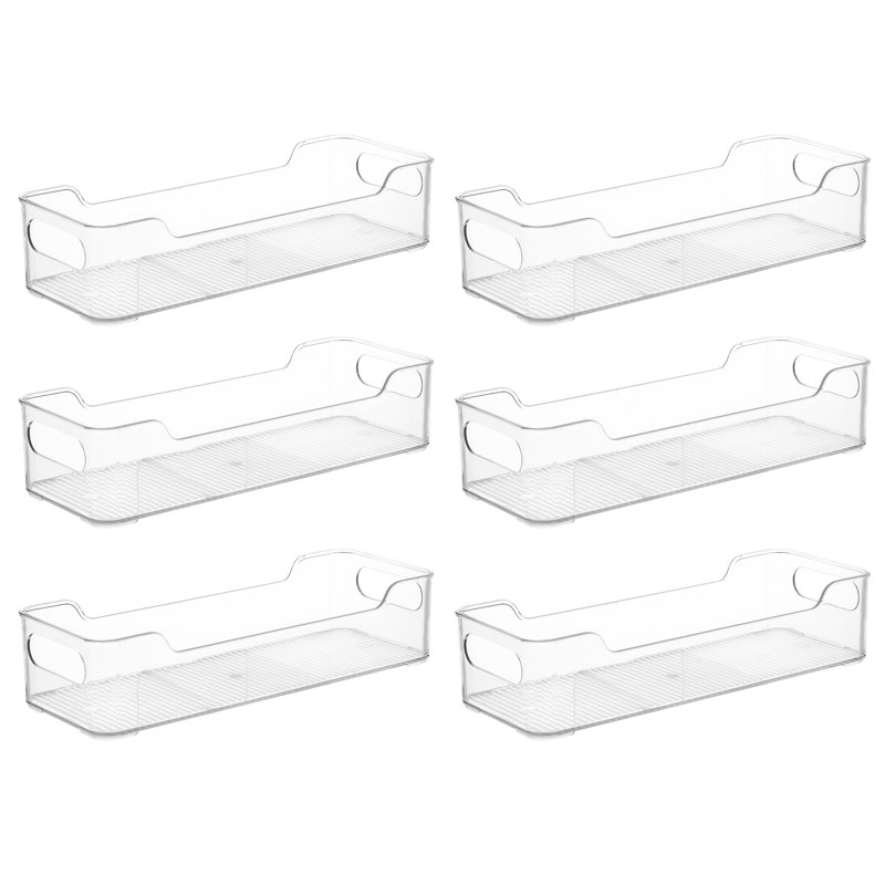 Ensemble de 6 paniers de rangement en acrylique transparent Pantry Partners Eco