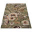 Tapis écologiques en laine touffetés à la main - Rectangle, couleur verte, motif floral moderne, tapis antidérapants faits à la main épais pour salon, chambre à coucher-2115926999