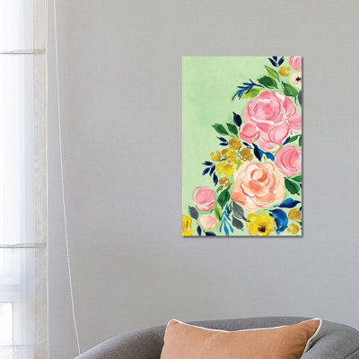 Floral by Joy Ting - Wrapped Canvas Gallery-Wrapped Canvas Giclée