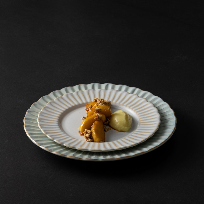 Cristal Handmade Stoneware Salad/Dessert Plate