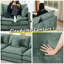102” Oversized Modular Sectional Sofa, U Shaped Cloud Couch Set, 3-seater Comfy Chenille Couches With 1 Movable Ottomans, Diy Combination For Living Room