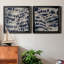Indigo Markings I - Ensemble de 2 reproductions d'art encadrées-563722772-633692424-633692430