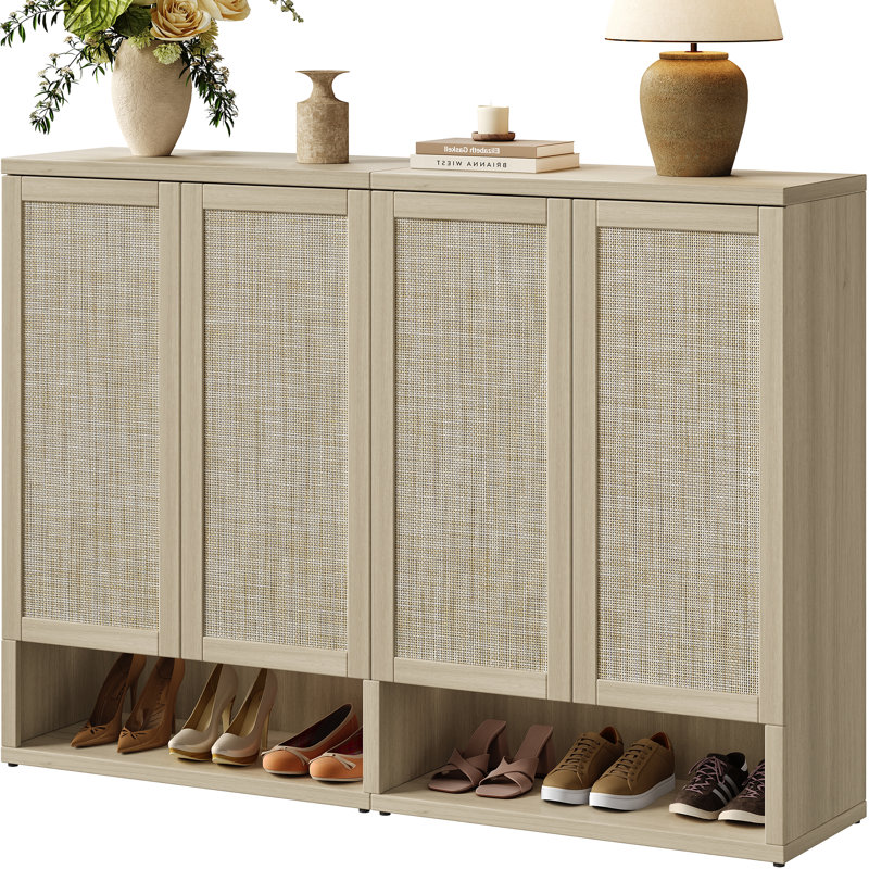 Armoire à chaussures Consiglia Boho, Chêne sablé, 2