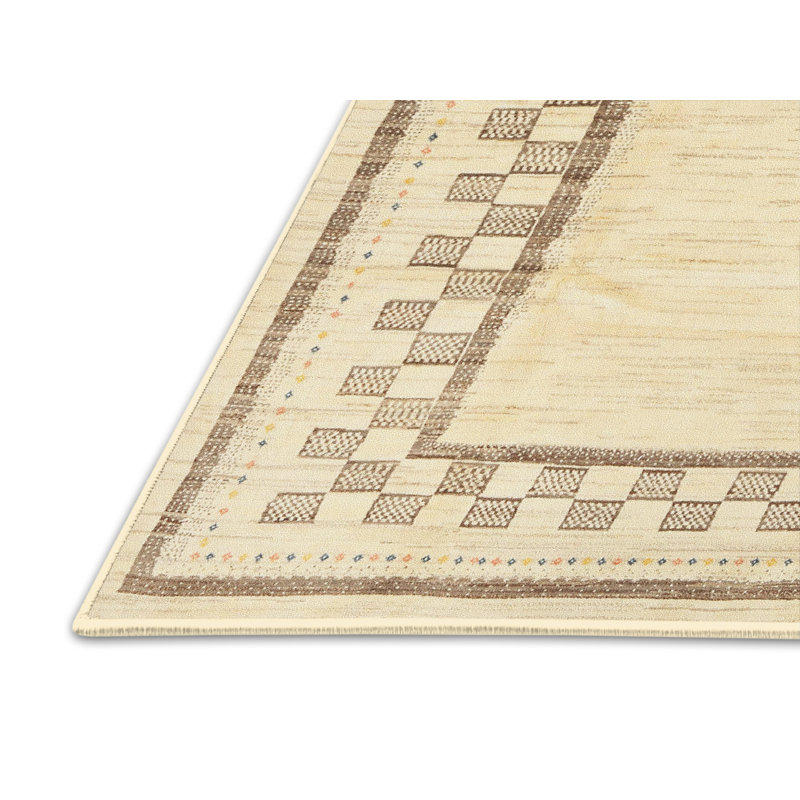 Tapis contemporain gris, Rectangle 3 pi x 5 pi