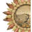 23.25 Inch Sun Metal Outdoor Wall Decor with Multi Color Weather Resistant Finish for Indoor and Outdoor Home Accent - Copper Mosaic