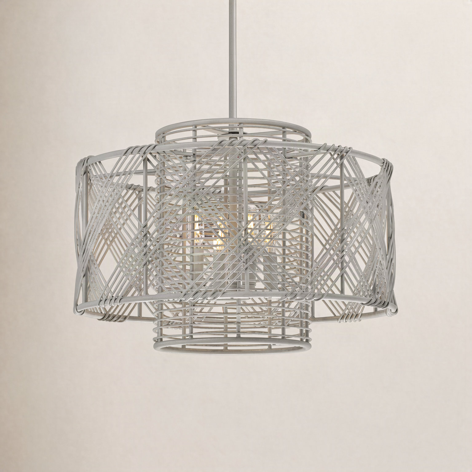 Brooke 4-Light Chandelier, Light Ashwood