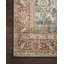 Pratt Oriental Area Rug in Ocean/Rust-1883383667