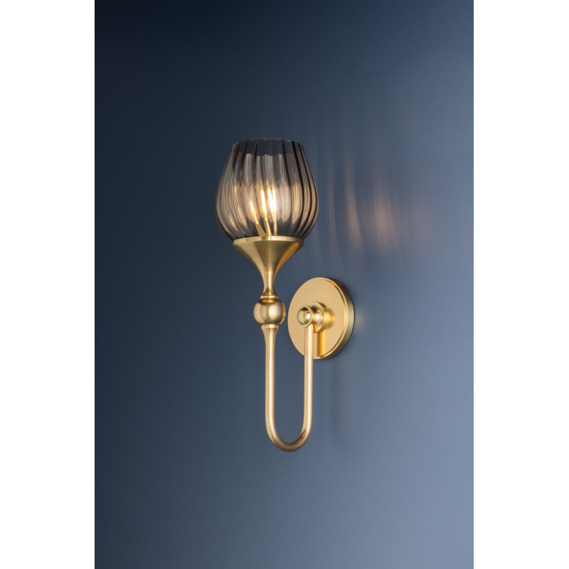Chatton Wall Sconce in Aged Brass