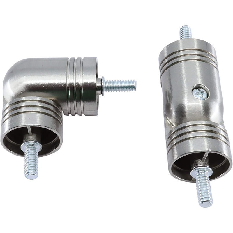 Coude à charnière Meriville, 2 pièces, 1.125", Nickel satiné