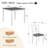 Dining Table Set 5 Pieces