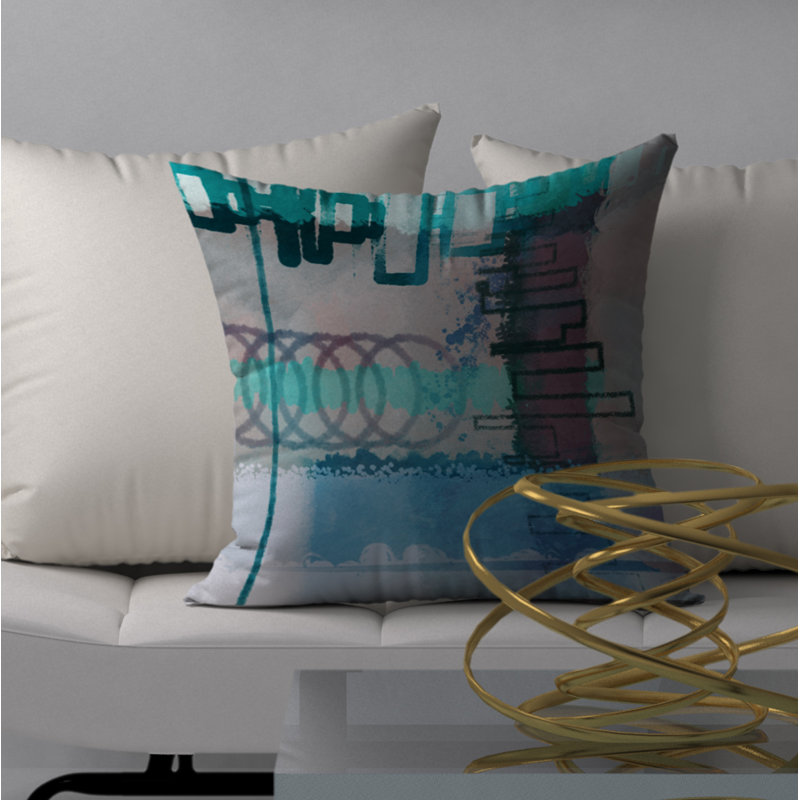 Housse de coussin carrée/insert, 24" X 24"