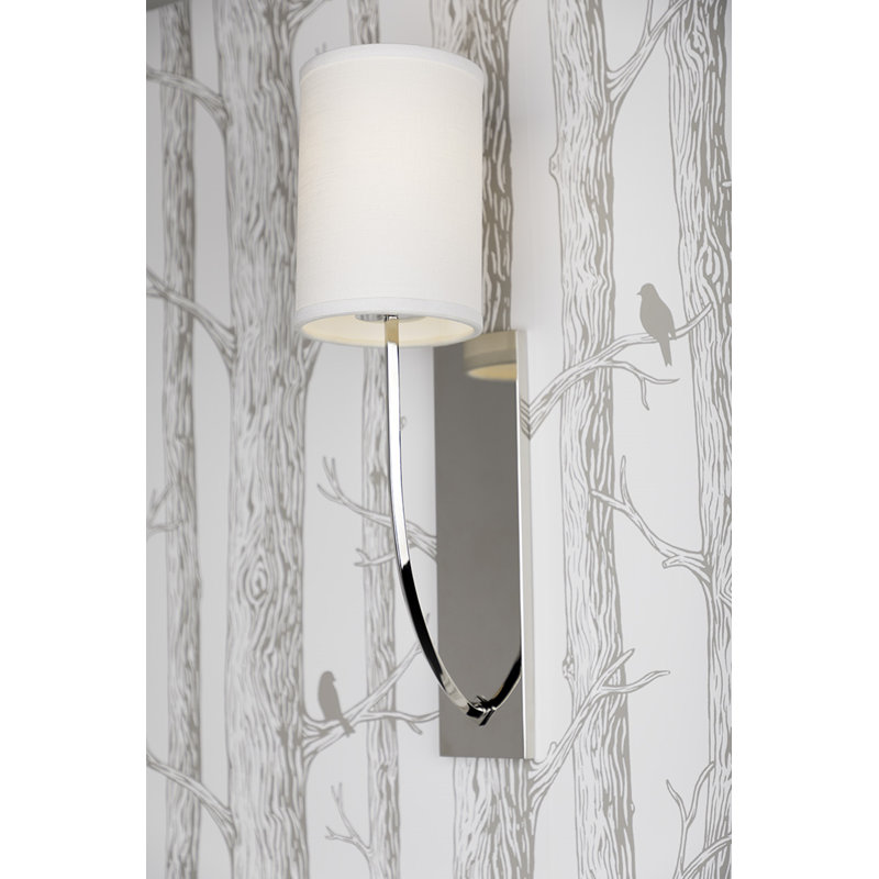 Colton 1 - Light Armed Sconce, Polished Nickel