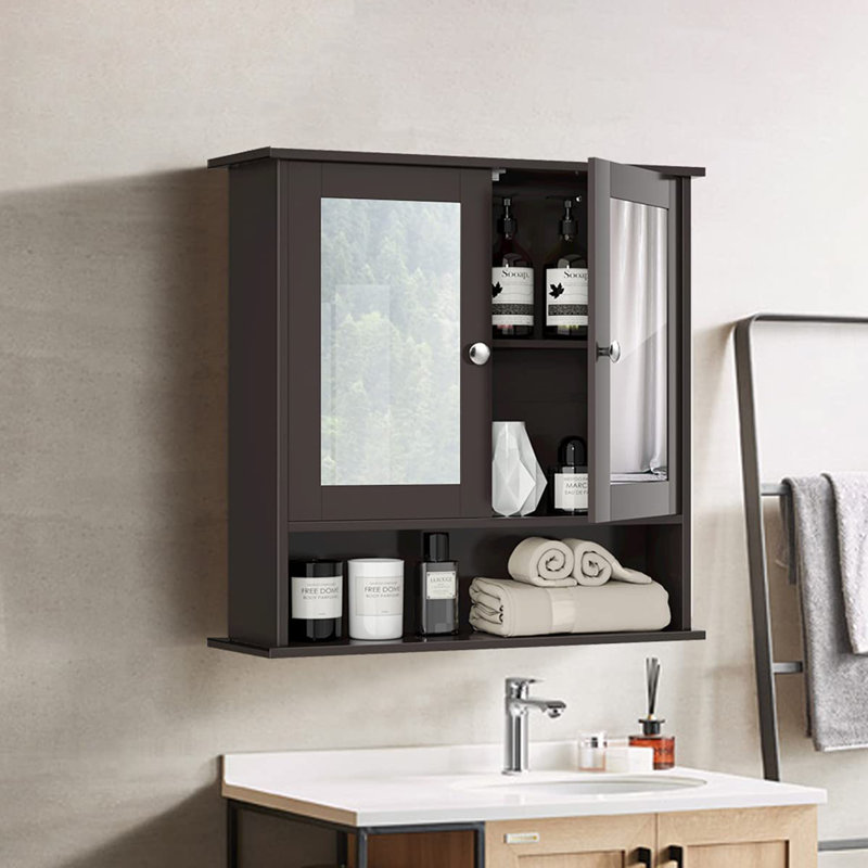 Barbro Bathroom Cabinet, Brown