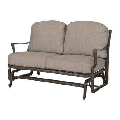 Bel Air Loveseat Glider wih Sunbrella Cushions