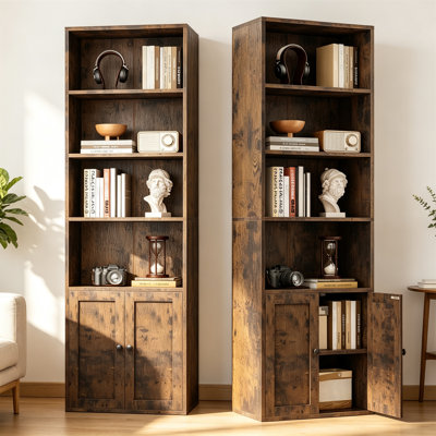176.4 cm H x 48 cm W Bookcase