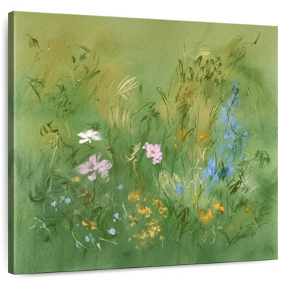 Green Wildflower Field