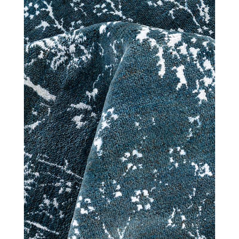Overdyed One-of-a-Kind 7' 10" X 10' 3" Hand Knotted Area Rug