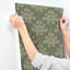 Blackberry Pink Vine Trellis Wallpaper-1519436019