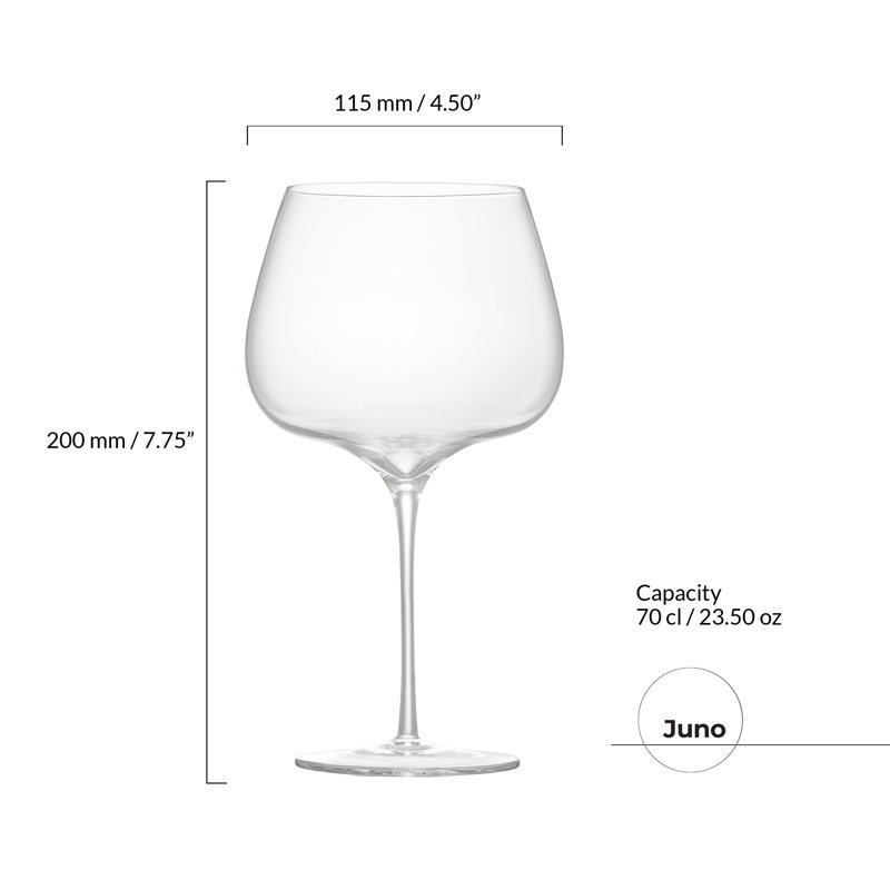 Verres à vin bourgogne