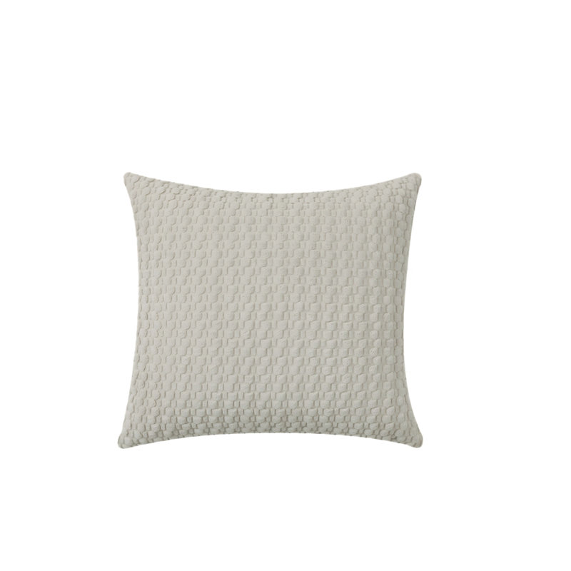 Housse de coussin en velours côtelé denim bleu 18 * 18 pouces 2 pièces / ensemble, Bleu denim, Carré 18 po