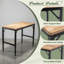 Établi robuste et réglable pour le garage, table d'atelier en bois d'hévéa avec patins en caoutchouc, poste de travail en bois franc, capacité de poids de plus de 2 000 lb pour un atelier, un garage, un bureau ou une maison-492627464