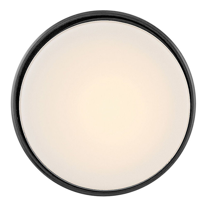 Hinkley Cedric Flush Mount Flat, Black