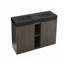 Meuble-lavabo bleu-gris de 36 pouces avec lavabo en céramique, tiroirs à fermeture en douceur et rangement multi-organisateur pour une utilisation efficace de l'espace-118401243