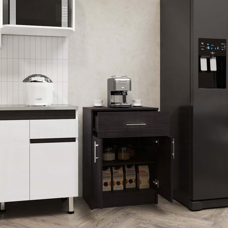Multistorage Pantry Cabinet with Wide Top Surface