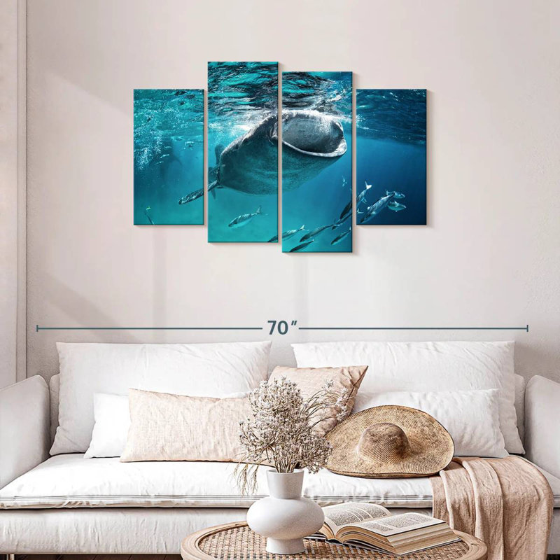 Brampt Gaping Whale Shark, 27"H x 43"W