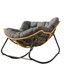 Chaise berçante en osier pour l'intérieur-711491271