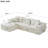 Nahliyah 2 - Piece  L-Shaped  Modular Sectional-179217904