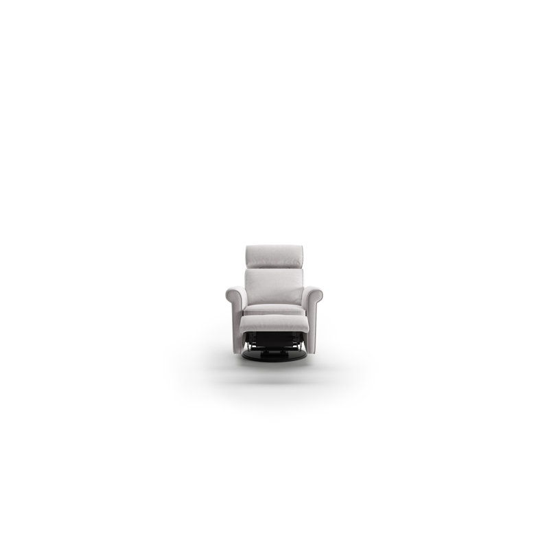 Rolled Recliner - Power & Battery, Light Gray