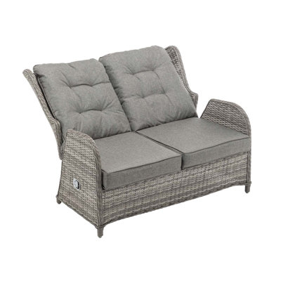 Conwell 129cm Wide Straight Patio Sofa with Cushions