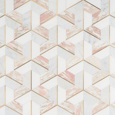 Timbira 10" x 12" Marble Mosaic Sheet Tile
