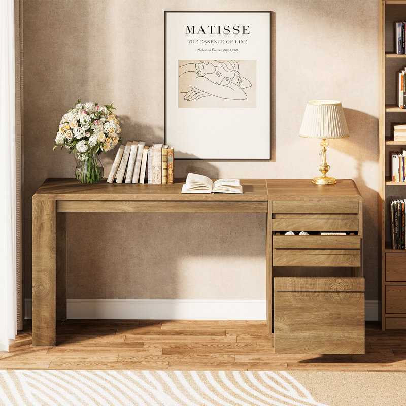 Bureau 55 po avec 3 tiroirs