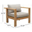 Ando Outdoor Teak Lounge Chair-1938602706