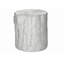Table d'appoint, h 25 po, intérieur ou extérieur, tambour, table de chevet, table d'appoint ronde