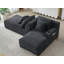 Chaise longue double en velours côtelé-1577590664