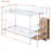 Twin Over Twin Metal Bunk Bed with Lateral Storage Ladder and Wardrobe, White