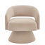 Fauteuil demi-tonneau pivotant de 27,5 po Nevile-723477882
